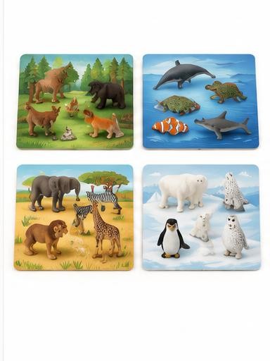 Animals & Habitats Sorting Set
