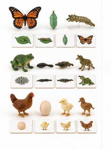 Life Cycle Figurine Set
